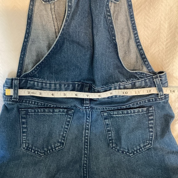 Children’s Place Girl’s Denim Distressed Overalls, size 12 - Picture 10 of 11